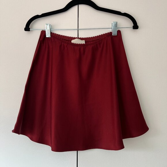 Reformation Brandy Satin Skirt - Picture 3 of 5